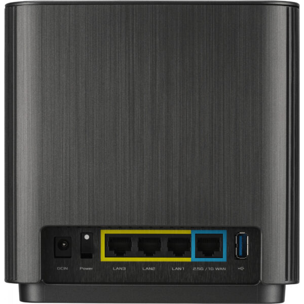 ASUS WL-Router ASUS ZenWiFi AX XT9 AX7800 1er Pack Schwarz – Bild 3
