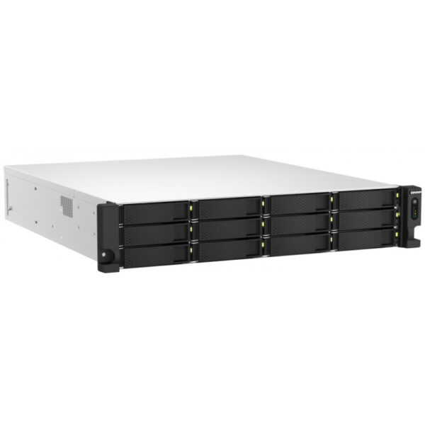 QNAP TS-H1887XU-RP - NAS - Rack (2U) - Intel Xeon E - E-2336 - Schwarz - Weiß – Bild 2