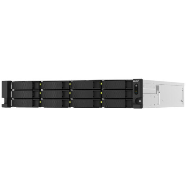QNAP TS-H1887XU-RP - NAS - Rack (2U) - Intel Xeon E - E-2336 - Schwarz - Weiß – Bild 3