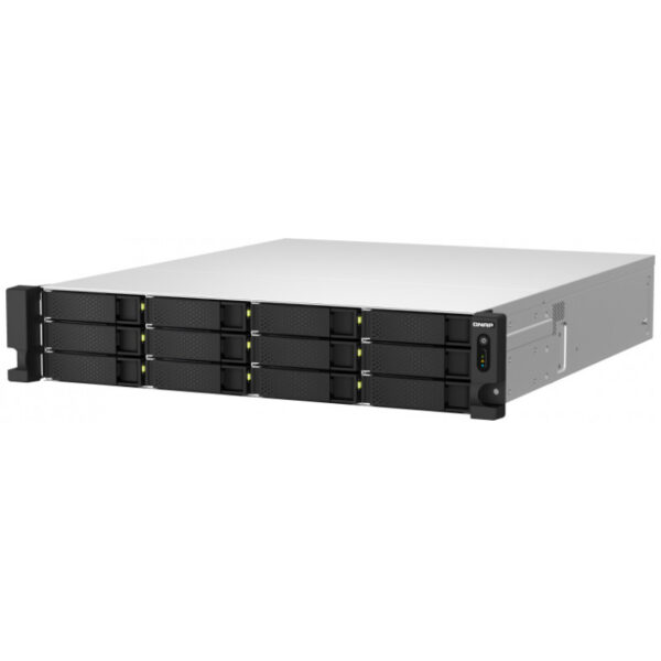 QNAP TS-H1887XU-RP - NAS - Rack (2U) - Intel Xeon E - E-2336 - Schwarz - Weiß – Bild 5