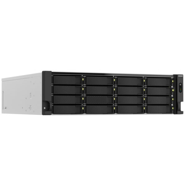 QNAP TS-H2287XU-RP - NAS - Rack (3U) - Intel Xeon E - E-2378 - Schwarz - Weiß – Bild 3