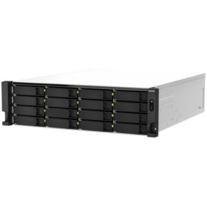 QNAP TS-h2287XU-RP - NAS - Rack (3U) - Intel Xeon E - E-2336 - Schwarz - Weiß