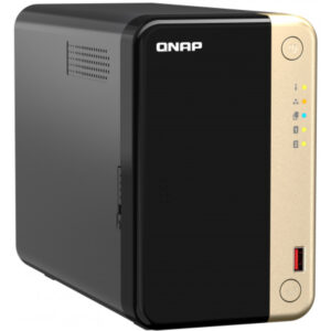 QNAP TS-264 - NAS - Tower - Intel® Celeron® - N5095 - Schwarz - Gold