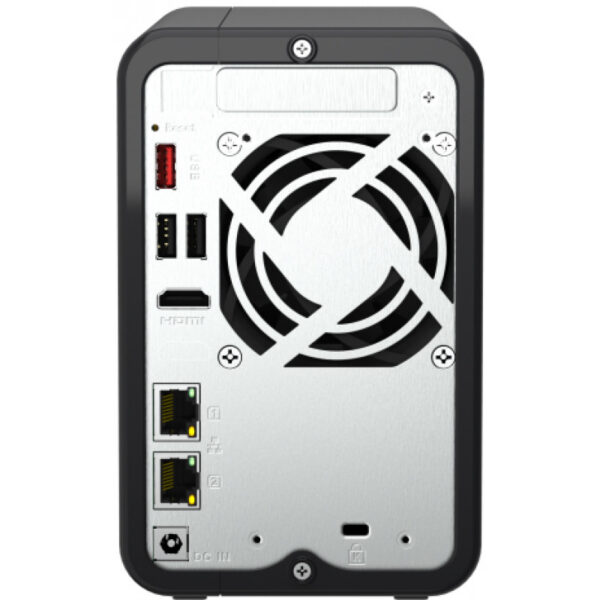 QNAP TS-264 - NAS - Tower - Intel® Celeron® - N5095 - Schwarz - Gold – Bild 3
