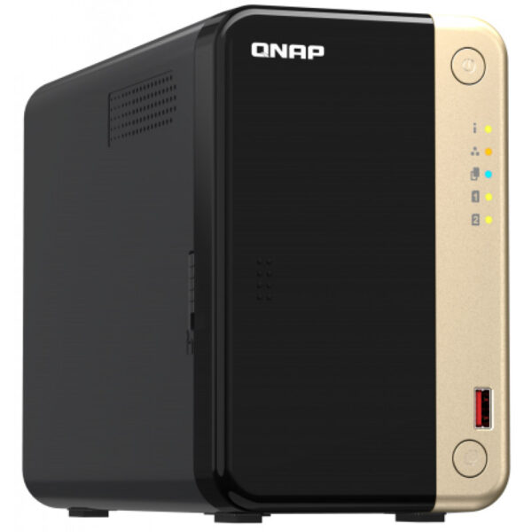 QNAP TS-264 - NAS - Tower - Intel® Celeron® - N5095 - Schwarz - Gold – Bild 5