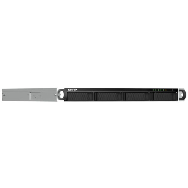 QNAP TS-464U-RP - NAS - Rack (1U) - Intel® Celeron® - N5095 - Schwarz – Bild 2