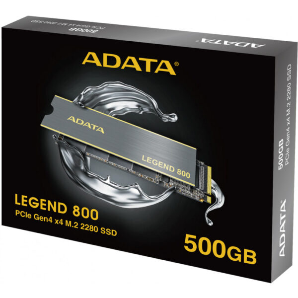ADATA SSD 500GB LEGEND 800 M.2 PCI4 M.2 2280 – Bild 2