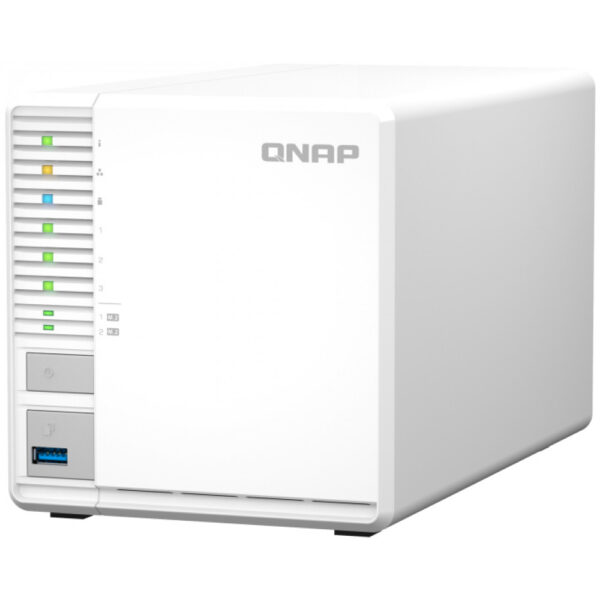 QNAP TS-364 - NAS - Tower - Intel® Celeron® - N5095 - Weiß – Bild 3