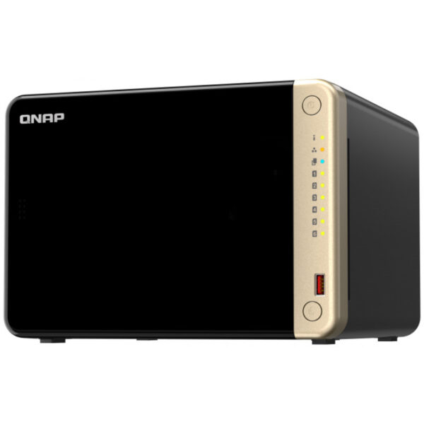 QNAP TS-664 - NAS - Tower - Intel® Celeron® - N5095 - Schwarz – Bild 3