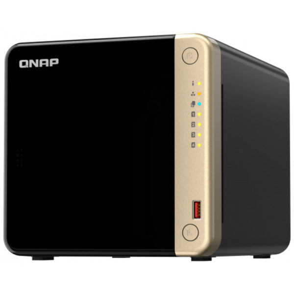 QNAP TS-464 - NAS - Tower - Intel® Celeron® - N5095 - Schwarz