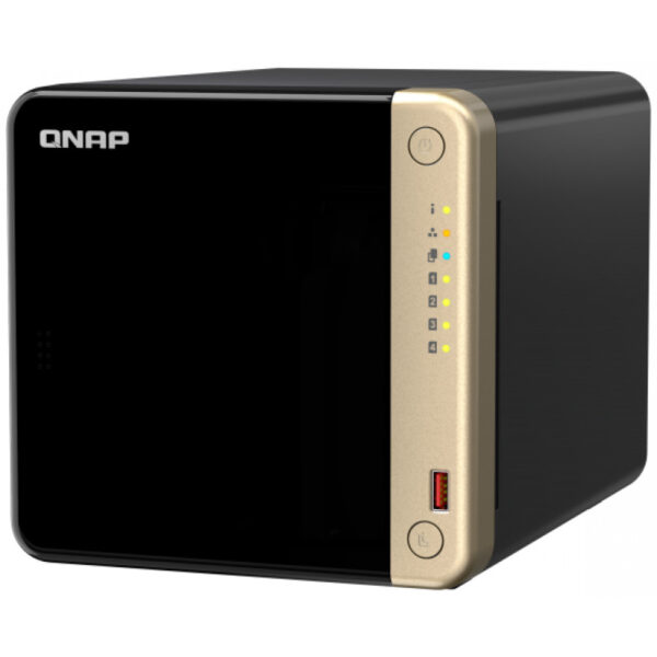 QNAP TS-464 - NAS - Tower - Intel® Celeron® - N5095 - Schwarz – Bild 3