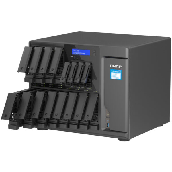 QNAP TS-1655 - NAS - Tower - Intel Atom® - Schwarz – Bild 2