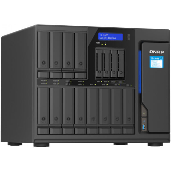 QNAP TS-1655 - NAS - Tower - Intel Atom® - Schwarz – Bild 3