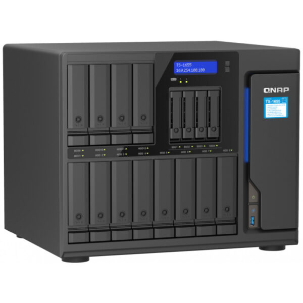 QNAP TS-1655 - NAS - Tower - Intel Atom® - Schwarz – Bild 4