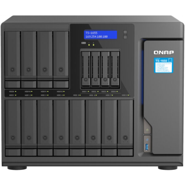 QNAP TS-1655 - NAS - Tower - Intel Atom® - Schwarz – Bild 5