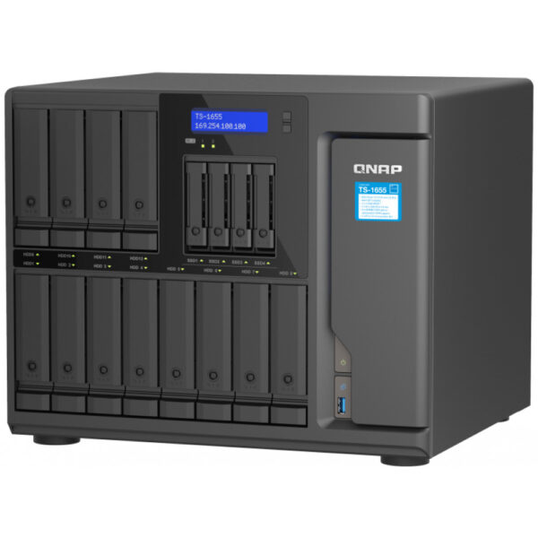 QNAP TS-1655 - NAS - Tower - Intel Atom® - Schwarz – Bild 7