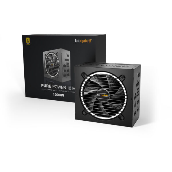 Be Quiet! Pure Power 12 M - 1000 W - 100 - 240 V - 1050 W - 50/60 Hz - 12 / 6 A - Aktiv – Bild 3