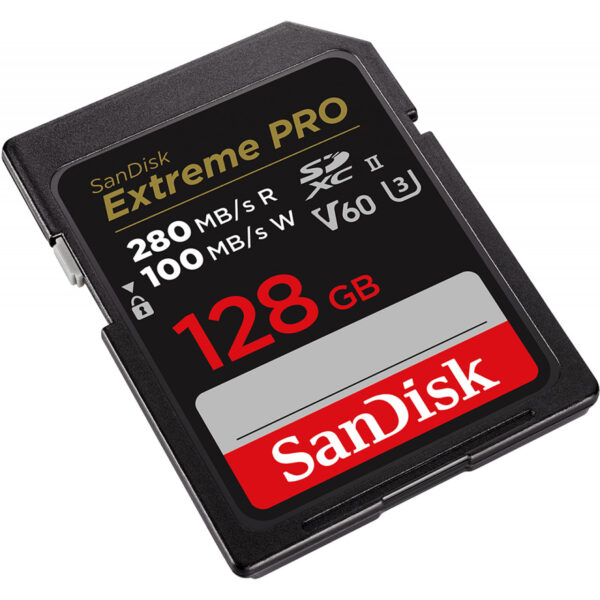 SanDisk Extreme PRO 128GB V60 UHS-II 280/100MBs – Bild 2