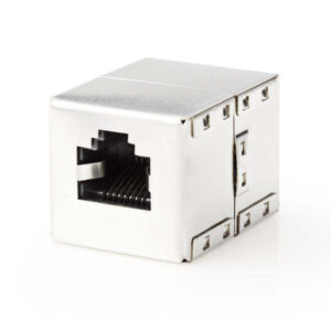 Netzwerkkoppler | CAT5e / CAT6 | Geschirmt | RJ45 Buchse | RJ45 Buchse | Gerade | Metall | Box