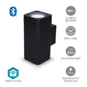 Smartlife-Außenleuchte | 760 lm | Bluetooth® | 8.5 W | Warm bis kühlen weiß | 2700 - 6500 K | ABS | Android™ / IOS