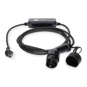 Tragbares Ladegerät für Elektrofahrzeuge | AT-N05V3V3-F 3G1.5 | 1380 / 2300 / 3680 W | 6 / 8 / 10 / 13 / 16 A | 1 Phase | 5.00 m | Schwarz | Kartonverpackung