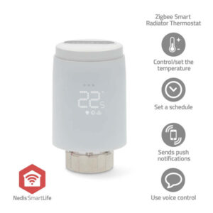 SmartLife Heizkörpersteuerung | Zigbee 3.0 | Batteriebetrieben | LED | Android™ / IOS