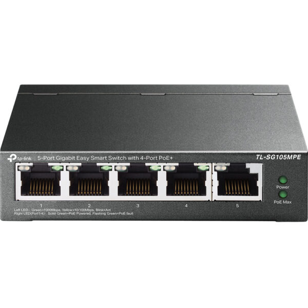 TP-LINK TL-SG105MPE - L2 - Gigabit Ethernet (10/100/1000) - Power over Ethernet (PoE)