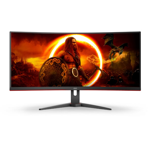 AOC CU34G2XE/BK 34'' VA Curved Monitor 3440x1440 144Hz 1ms 2x Displayport 1x - 34" - 1 ms – Bild 4
