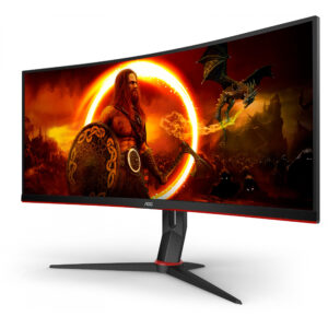 AOC CU34G2XP/BK 32¿ VA Curved Gaming Monitor 3840 x 2160 180Hz 1ms Displayport 2x - 1 ms - DisplayPort