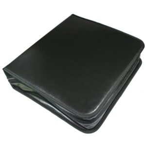 NIERLE CD/DVD/Blu-Ray-Mappe für 200 Discs, Kunstleder, schwarz