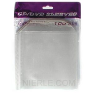 CD/DVD Prosleeves PP 100 Stück mit Lasche