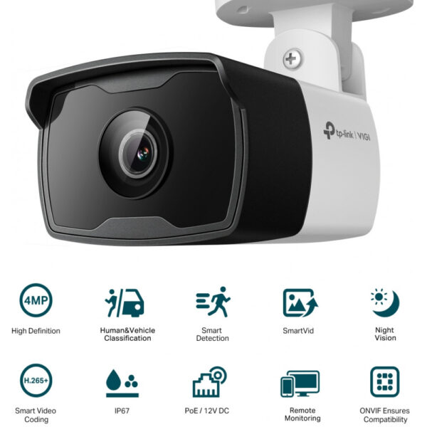 TP-LINK VIGI C340I V1 - Netzwerk-Überwachungskamera - Bullet – Bild 6