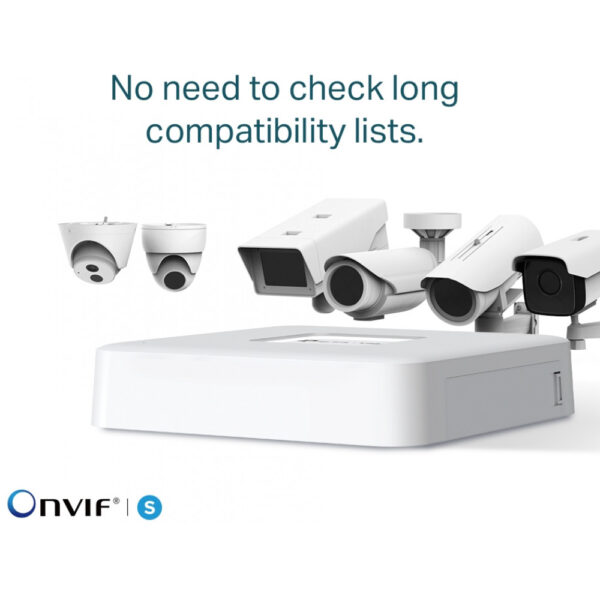 TP-LINK 4 Channel PoE Network Video Recorder - VIGI NVR1104H-4P - Server - 10.000 GB – Bild 8