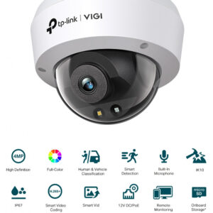 TP-LINK VIGI C240 V1 - Netzwerk-Überwachungskamera - schwenken / neigen