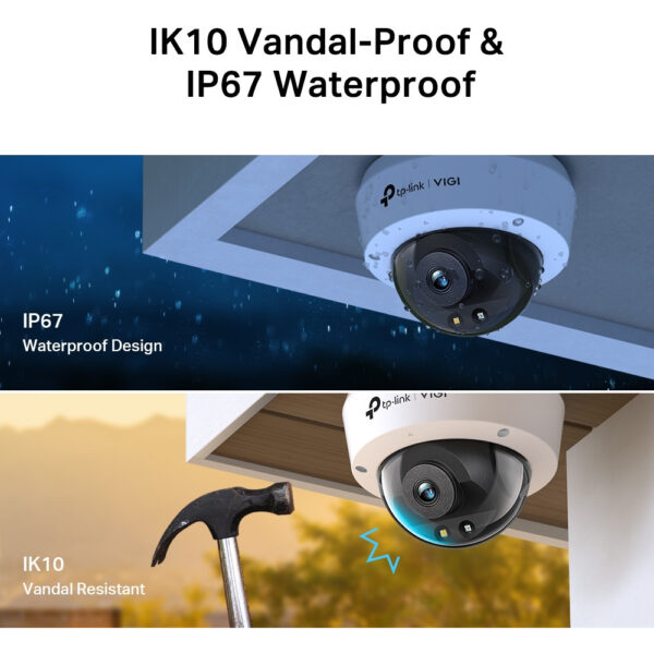 TP-LINK VIGI C240 V1 - Netzwerk-Überwachungskamera - schwenken / neigen – Bild 6
