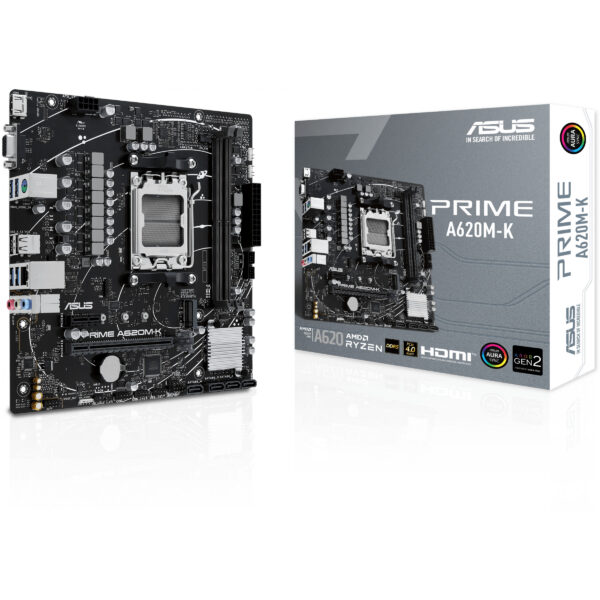 ASUS MB ASUS PRIME A620M-K (AMD,AM5,DDR5,mATX) - AMD Sockel AM5 (Ryzen Zen4)