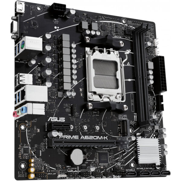 ASUS MB ASUS PRIME A620M-K (AMD,AM5,DDR5,mATX) - AMD Sockel AM5 (Ryzen Zen4) – Bild 6