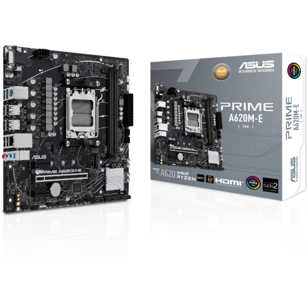 ASUS MB ASUS PRIME A620M-E-CSM (AMD,AM5,DDR5,mATX) - AMD Sockel AM5 (Ryzen Zen4) – Bild 4
