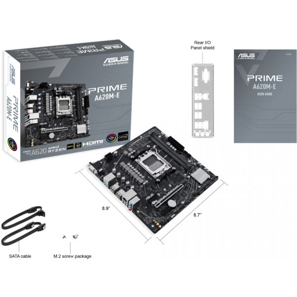 ASUS MB ASUS PRIME A620M-E-CSM (AMD,AM5,DDR5,mATX) - AMD Sockel AM5 (Ryzen Zen4) – Bild 5