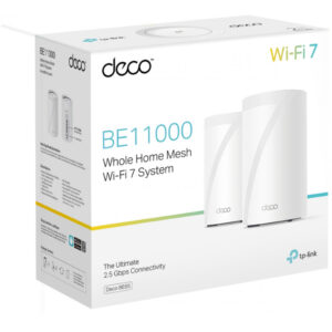 TP-LINK BE9300 Whole Home Mesh WiFi 7 System - 2,5 Gbps - Power over Ethernet