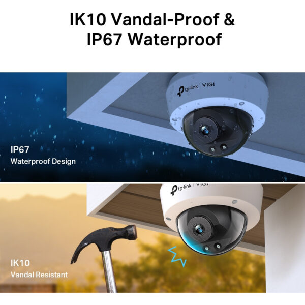 TP-LINK VIGI C240I V1 - Netzwerk-Überwachungskamera - schwenken / neigen – Bild 9