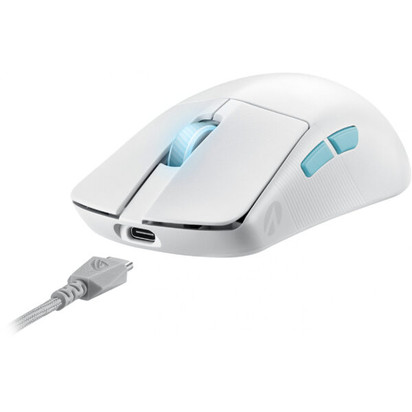 ASUS Maus ROG Harpe Ace Aim Lab Edition white Gaming – Bild 6