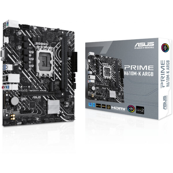 ASUS MB ASUS PRIME H610M-K ARGB (Intel,1700,DDR5,mATX) – Bild 2