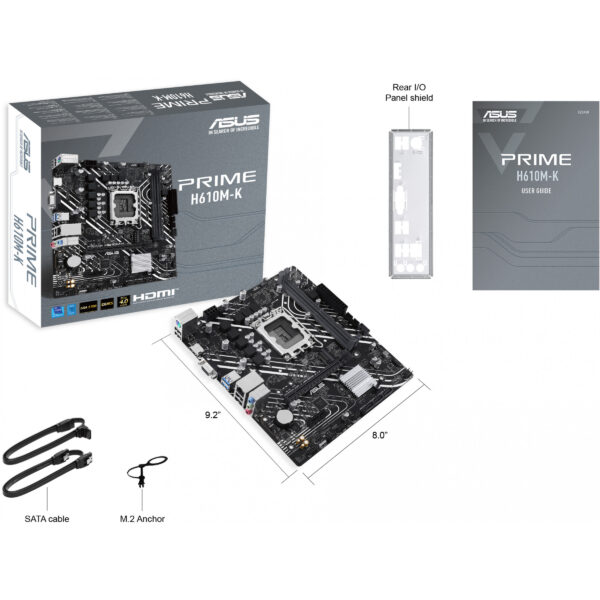 ASUS MB ASUS PRIME H610M-K (Intel,1700,DDR5,mATX) – Bild 5