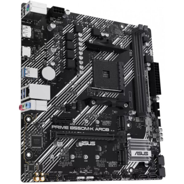ASUS MB ASUS PRIME B550M-K ARGB (AMD,AM4,DDR4,mATX) - AMD Sockel AM4 (Ryzen) – Bild 3