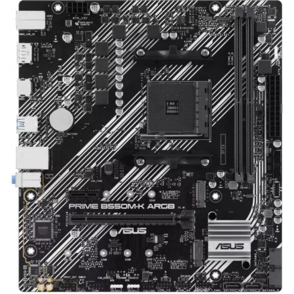 ASUS MB ASUS PRIME B550M-K ARGB (AMD,AM4,DDR4,mATX) - AMD Sockel AM4 (Ryzen) – Bild 4
