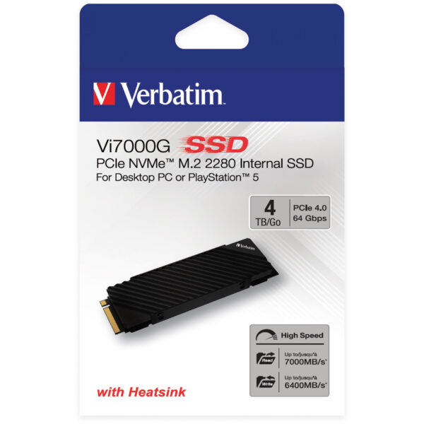 Verbatim Vi7000 PCIe NVMe M.2 SSD 4TB – Bild 2