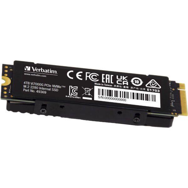 Verbatim Vi7000 PCIe NVMe M.2 SSD 4TB – Bild 3