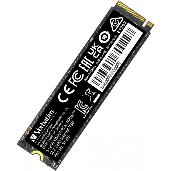 Verbatim Vi5000 M.2 SSD 512GB PCIe4 NVMe 31825
