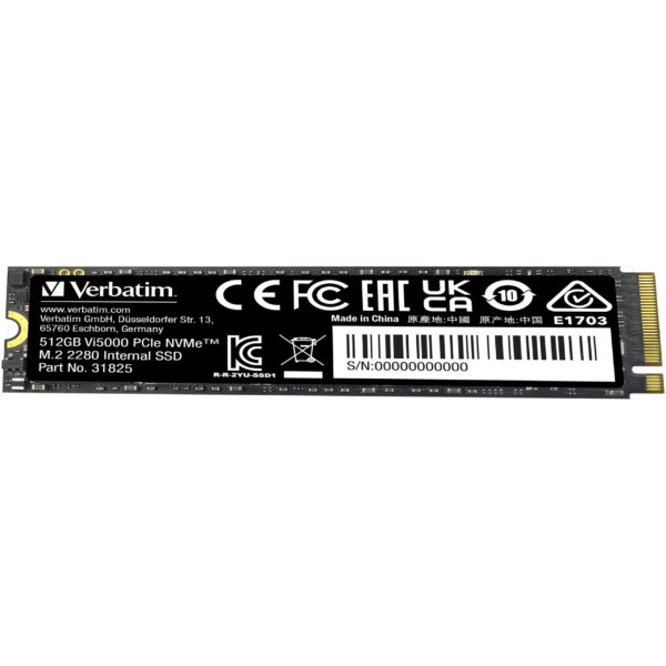 Verbatim Vi5000 M.2 SSD 512GB PCIe4 NVMe 31825 – Bild 2